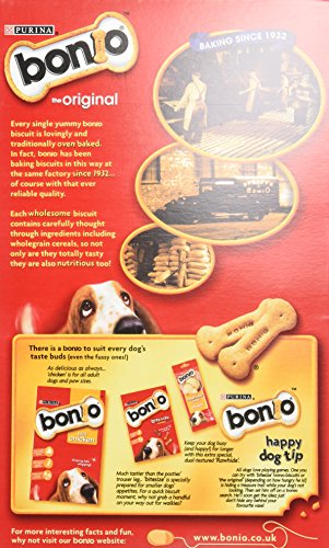 Bonio The Original Biscuits - Comida para Perros (650 g, 5 Unidades, 3,25 kg)