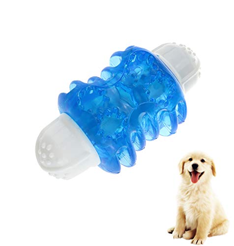 CEESC hueso de perro para cachorro, sonido al masticar, limpieza de dientes, pero muy duradero