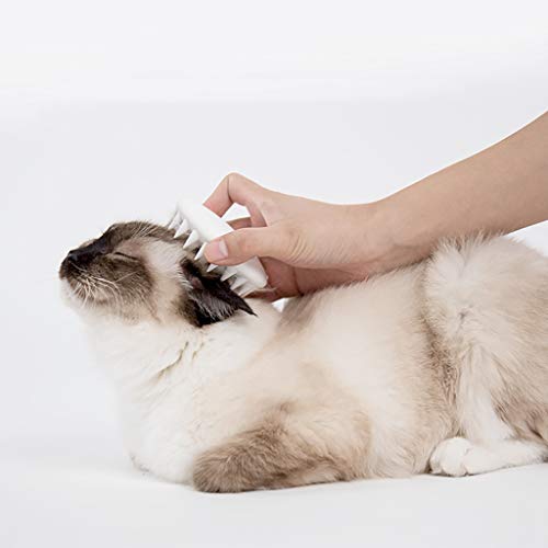 Cepillo para mascotas Cepillo para gatos Cepillo para perros Cepillo limpio Cepillo para limpiar utensilios para cardar mascotas Cepillo de baño removedor de pelo Conveniente para ahorrar trabajo