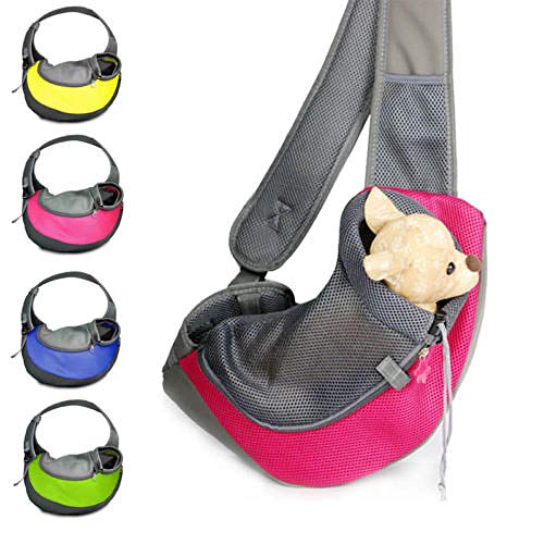 CLIN Comfort Pet Mochila Bolsa Moda Durable Plegable Portátil Multipropósito Pet Handbag Case Pet Carry Travel Cage Carrier Bag Dog Cat Rabbit Can Use-Green S
