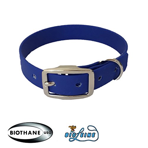 Collar para perro de Beta Biothane 25 mm de ancho IN19 colores para una personalización impresa en ocho 8 longitudes