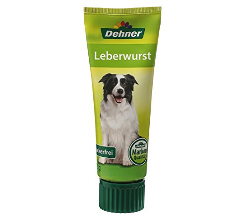 Dehner – Aperitivo para Perros, paté de hígado de Calidad alimentaria, 6 envases de 75 g (450 g)