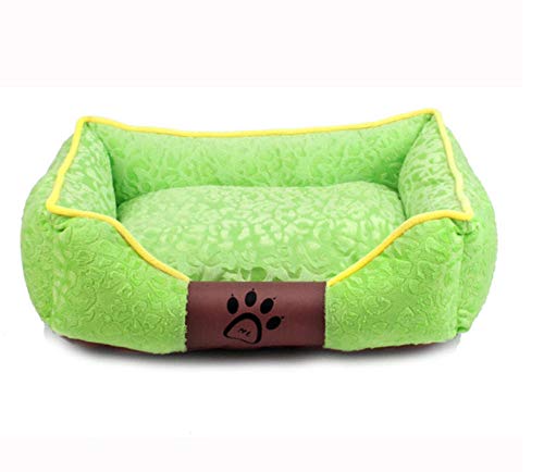 Dengjiam - Caseta para perro en cama para perro, extraíble y lavable
