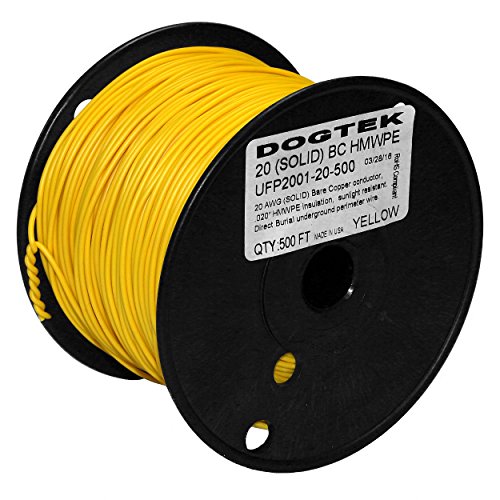 DogTek 500 ft límites de alambre, para sistema de valla de perro electrónico