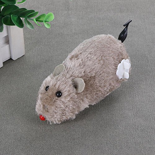 Domybest - Ratón de juguete para gato, perro, rata, mecánico, movimiento interactivo
