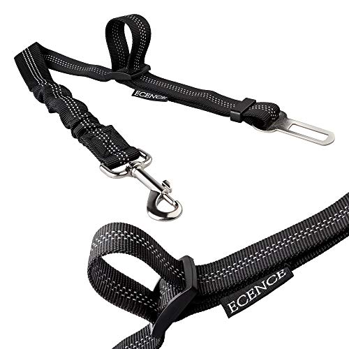 ECENCE 2X cinturón de Seguridad para Perro cinturón elástico para Mascotas 13020102
