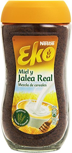 Eko - Mezcla de cereales solubles - Sabor de miel y jalea real - 150 g