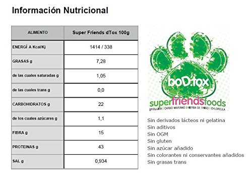 Energy Feelings Superfriends Foods Detox, Cubo - 400 gr