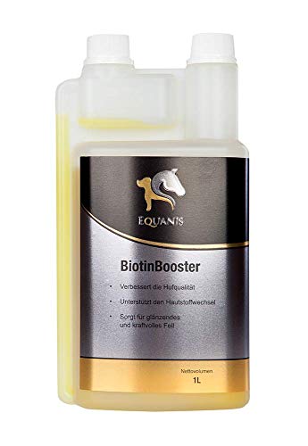 Equanis BiotinBooster – Biotina líquida y Zinc para apoyar el metabolismo de la Piel y el Cuerno