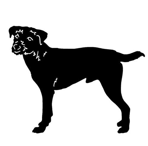 Etiqueta de la pegatina para el parachoques del coche Parson Jack Russell Terrier Dog Car Stickers Vinyl Decal Car Styling Bumper Accessories 16.3 * 12.7CM 2 piezas