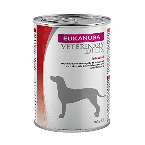 EUKANUBA Intestinal Húmedo Comida Húmeda Veterinaria para Perros con Trastornos Intestinales - Paquete de 6 x 400 g