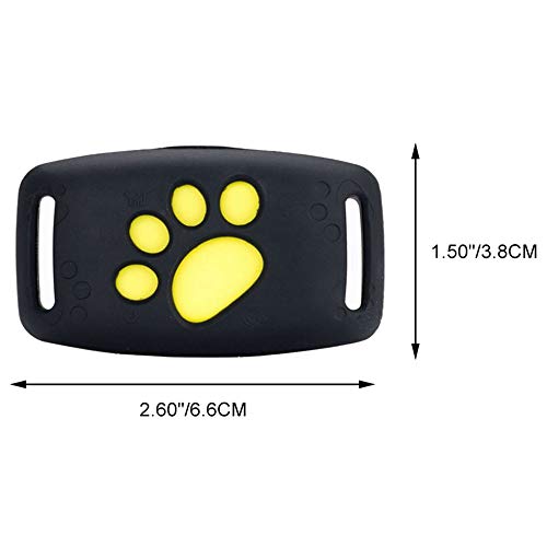 FILWS Rastreador GPS para Mascotas Collar De Gato para Perros Función De Devolución De Llamada GPS Resistente Al Agua Carga USB Rastreadores GPS para Perros Universales