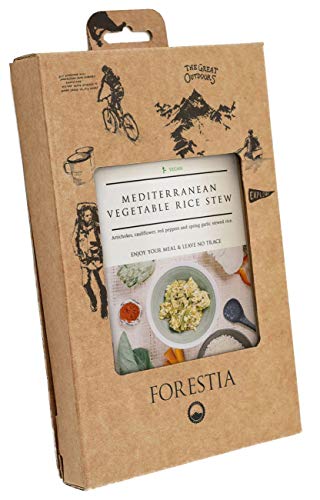Forestia, Plato de verdura envasado (Guiso mediterráneo de arroz) - 4 de 350 gr. (Total 1400 gr.)