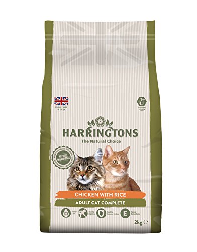 Harrington Comida para gatos completa con pollo y arroz, 4 x 2 kg
