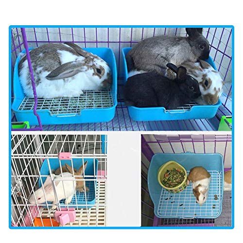 HongYH Pet Small Rat Toilet, Square Potty Entrenador Corner Litter Bedding Box Pet Pan para Small Animal/Rabbit/Conejillo de Indias/galesaur/Huron (Color Aleatorio)