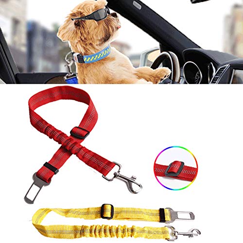 HuhuswwBin - Arnés de Seguridad para Perro, cinturón de Seguridad, Ajustable, para Mascotas