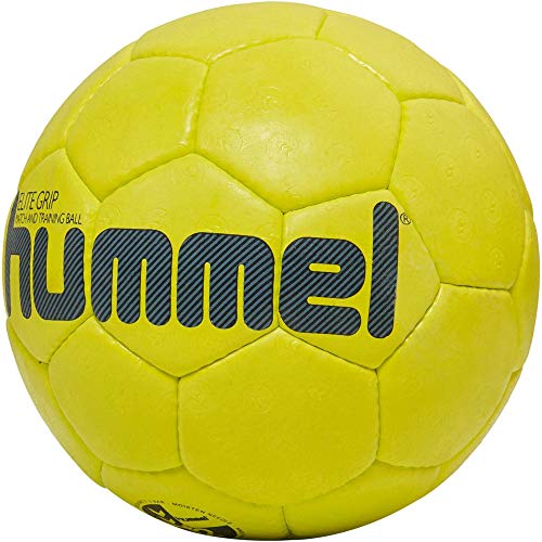 hummel Hmlelite Grip Ball, Unisex Adulto, Amarillo Safety/Gris, 3
