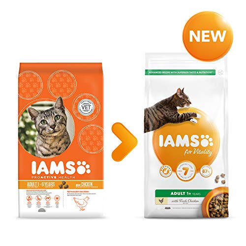 IAMS for Vitality Alimento para Gato Adulto con pollo fresco [10 kg]