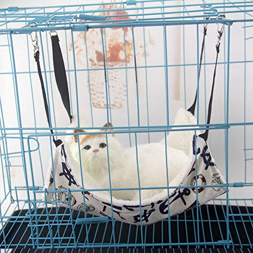 IEUUMLER Soft Hamaca de Gato Manta de Gatito Jaula de Mascotas Colgando Cama para Animales Pequeños IE144