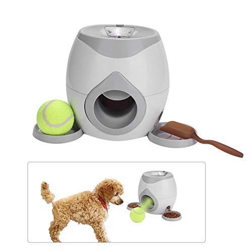 Juguete automático para lanzador de pelotas para perros, perro para mascotas Pelota para lanzar pelotas de tenis Máquina automática para lanzar Juguete para gatos Mascotas de animales Alimentador