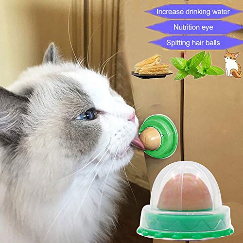 JUXU Pet Cat Snacks Candy, Catnip Sugar Nutrition Gel Energy Ball Toy, golosinas saludables Que lamen el Caramelo sólido para Gatos Gatitos