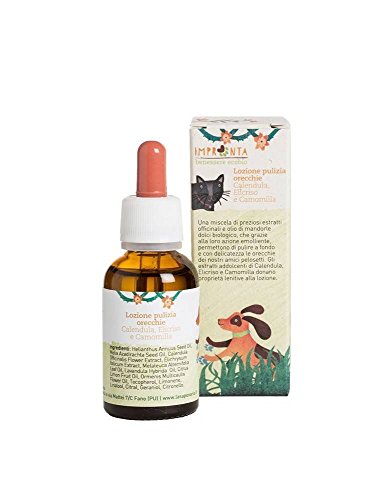 LA SAPONARIA - Loción para limpieza de oídos - Adecuado para perros y gatos - Acción antibacteriana e higiénica - Vegano - 30 ml