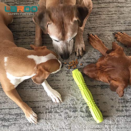 LaRoo Juguete para Perro, Dog Treat Toy Juguetes Interactivos Bite Resistant Dog Treat Feeder Stick Dispensador para Perros, Entrenamiento para Cachorros, Jugar y Masticar