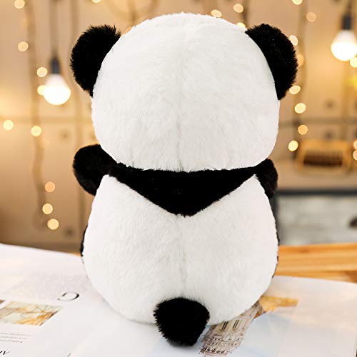 MAIJING Mascota China Simple Y Simple Panda Doll Peluche Almohada De Juguete Círculos Oscuros Animal Encantador Regalo De San Valentín Regalo De Cumpleaños 50 Cm