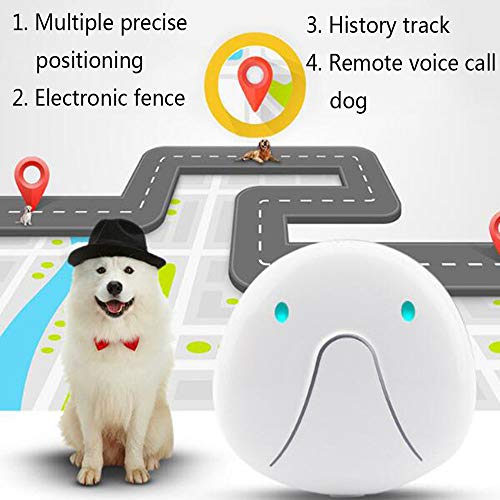 Monitor GPS para Mascotas, para Perros, Gatos, Impermeable, Collar de Mascota, Monitor de Actividad, Tiempo de Espera Largo con Alarma SOS, antipérdida, Voz de Llamada a Distancia, Seguridad
