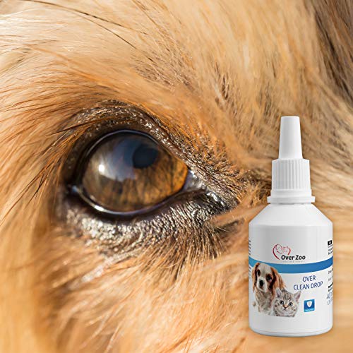 Over-Zoo Clean Drop (40 ML) - Higiene para los Ojos de Mascotas - Gotas para la eliminación de cuerpos extraños y el Cuidado óptimo de los Ojos de Gatos y Perros
