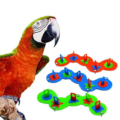 Parrot Intelligence Juguete de entrenamiento, jaula de pájaros, para loro, periquito, guacamayo