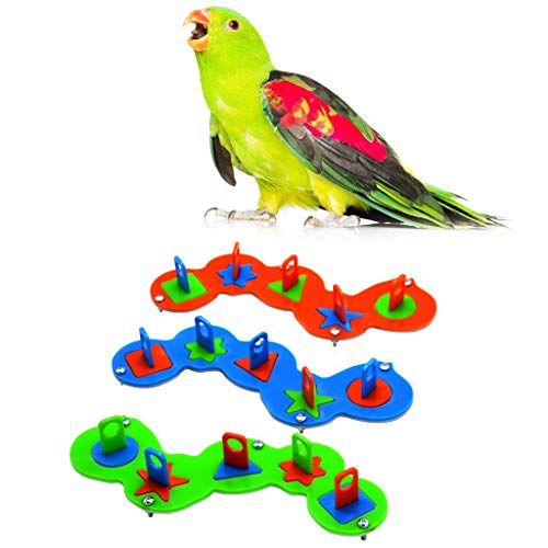 Parrot Intelligence Juguete de entrenamiento, jaula de pájaros, para loro, periquito, guacamayo