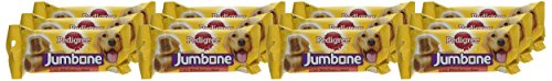Pedigree Pack de 2 huesos Jumbone para perros para entretener, Pack de 12x2, 24 piezas en total