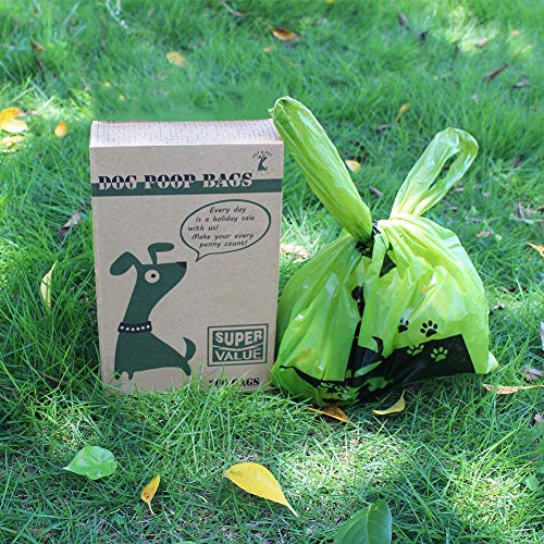 Pet n 200-count Extra larga de mascota Perro bolsas de basura bolsas de bolsa de caca grande verde de perro con asas
