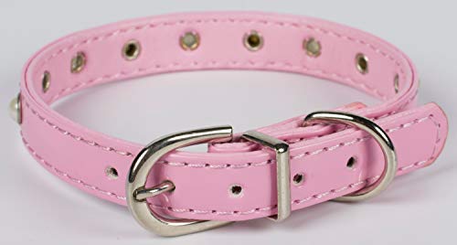 Puccybell HB009 - Collar para perros pequeños y medianos con brillantes y perlas