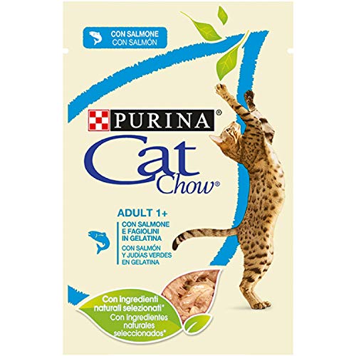 Purina Cat Chow Adult 1+ - Comida Húmeda para Gatos Adultos, 85 gr