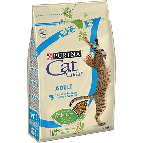 Purina Cat Chow Gato Adulto Salmón y Atún 4 x 3 Kg