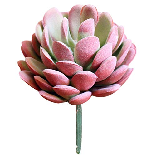 QHKS Planta de Acuario Artificial suculento de simulación Plantas Falsas Aloe Cactus Paisaje DIY Flor de Loto Flor de imitación Creativa DIY Accesorios (Color : 7)