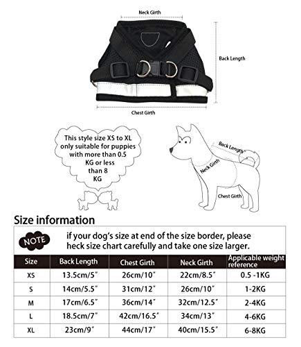 QiCheng&LYS Chaleco de Viaje Regular de Malla Transpirable con Cinturón de Seguridad para Perros y Gatos Chaleco de Seguridad para Mascotas (Negro, XL)
