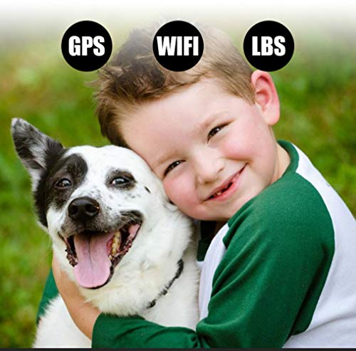 Rastreador gps de mascotas, Rastreador localizador de mascotas Gps Localizador, Dispositivo Anti-perdido collar de perro gato, Rastreador impermeable, adecuado para mascotas como perros grandes, media