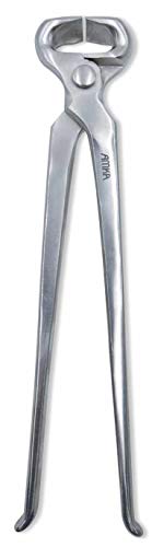 Reitsport Amesbichler AMKA - Alicates de corte de caracoles con mandíbulas semicirculares especiales, punta oblicua, 12 31 cm, acero inoxidable