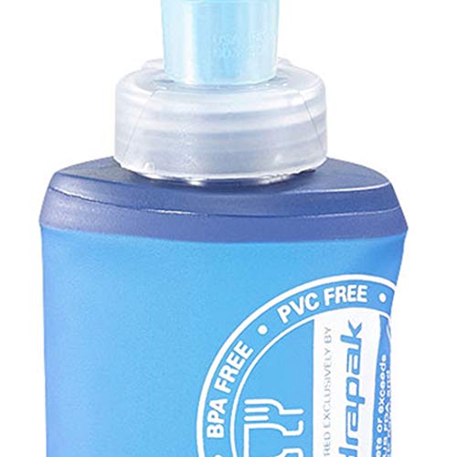 Salomon Soft Flask Botella de Agua Flexible, Unisex Adulto, Azul, 250 ml