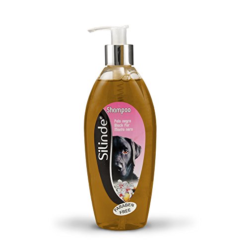 SHAMPOO PARA PERROS DE PELO NEGRO- 300 ml- Shampoo para perros, esencia de almendra. Champú de perros, especial para el pelo negro dejándolo suave y hidratado.