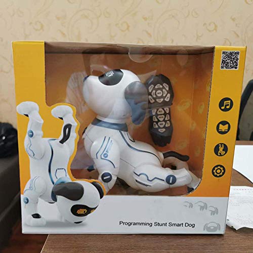 Sponsi Programación Smart Robot Dog, Programa Interactivo Dancing Walk Juguete Animal Robótico para Regalo De Niño Outgoing