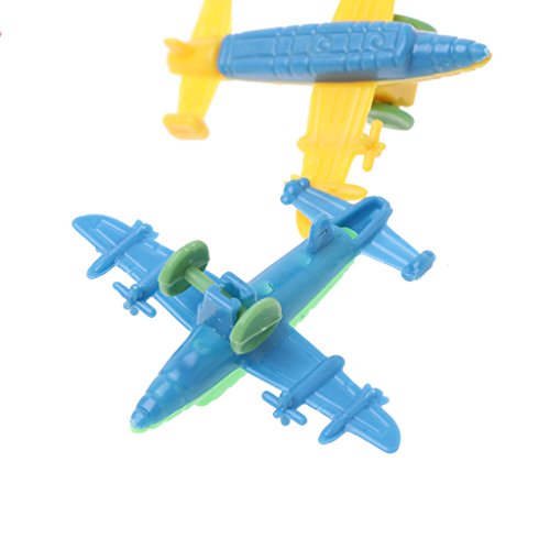 suoryisrty Mini Plastic Bomber Plane -10 Pieza Modelo de avión Figuras Modelo de avión de Juguete para niños de Regalo