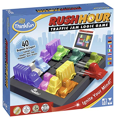 Think Fun- Rush Hour Juego de Habilidad, Multicolor, única (Ravensburger 76336)