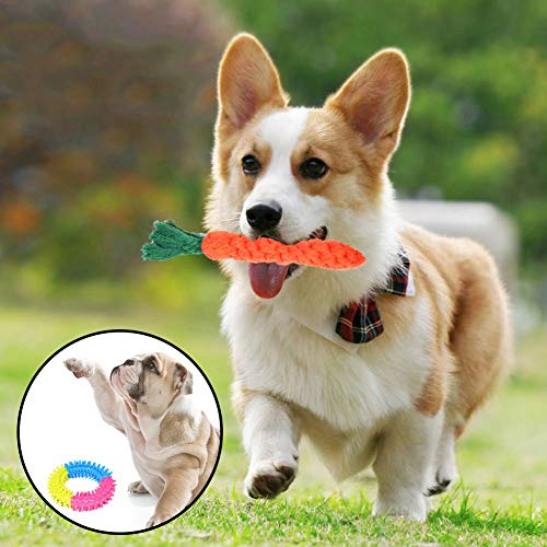 TOMYEER Juguetes para Perros Puppy Chew Dog Rope Denticion Juguetes Interactivos,Pack de 5
