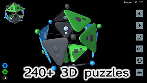 Trinagon 3D Puzzle System, juego desafiante para el pensamiento lógico inductivo y la imaginación espacial.