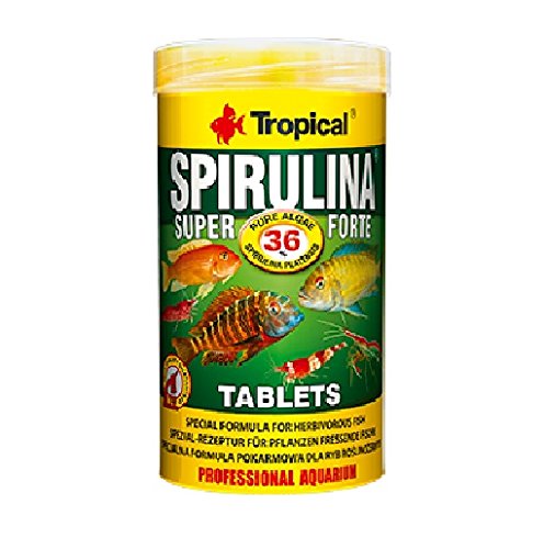 Tropical Super Spirulina Forte 36% Tablets comida para acuariofilia 50 ml