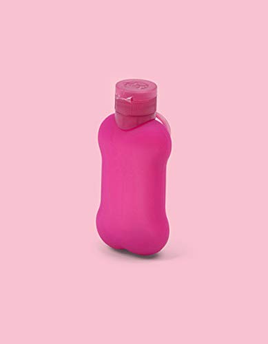 United Pets Bon Ton Pi - Botella portátil, diseño de pipí, Color Rosa